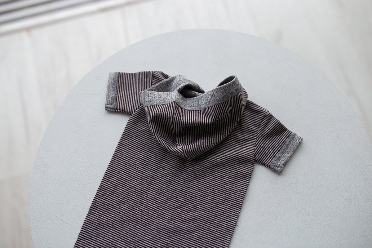 Newborn boy photo outfit,Newborn Outfit Photo Props,Romper with hood, Newborn Photography props,Newborn Photo Props,Newborn Outfit Boy, RTS!