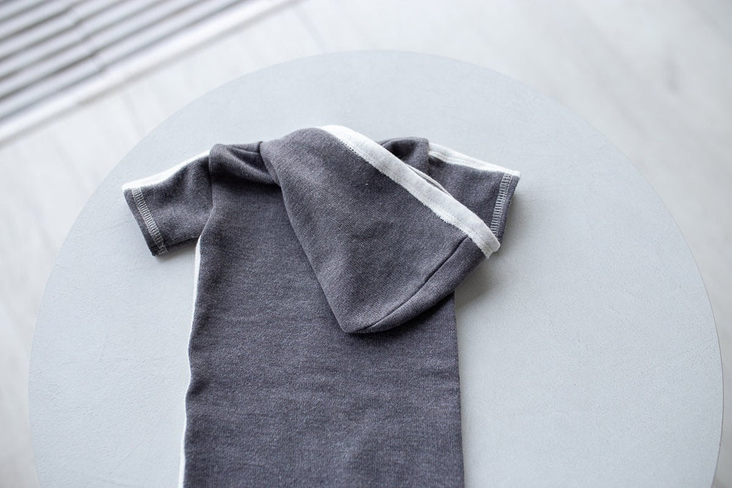 Newborn boy photo outfit,Newborn Outfit Photo Props,Romper with hood,Newborn Photography props,Newborn Photo Props,Newborn Outfit Boy, RTS!