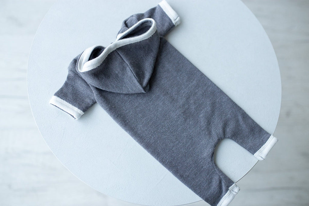 Newborn boy photo outfit,Newborn Outfit Photo Props,Romper with hood,Newborn Photography props,Newborn Photo Props,Newborn Outfit Boy,RTS!