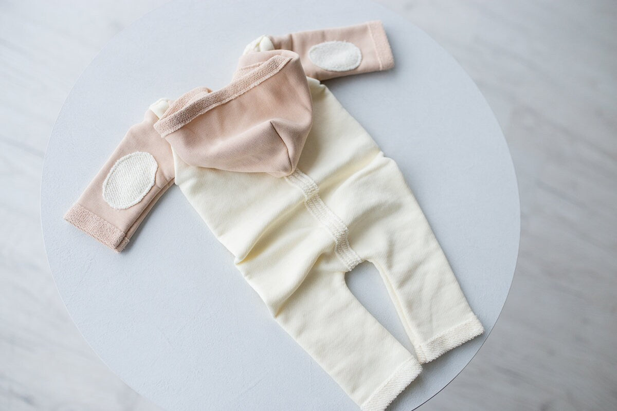 Newborn boy photo outfit,Newborn Outfit Photo Props,Romper with hood,Newborn Photography props,Newborn Photo Props,Newborn Outfit Boy, RTS!