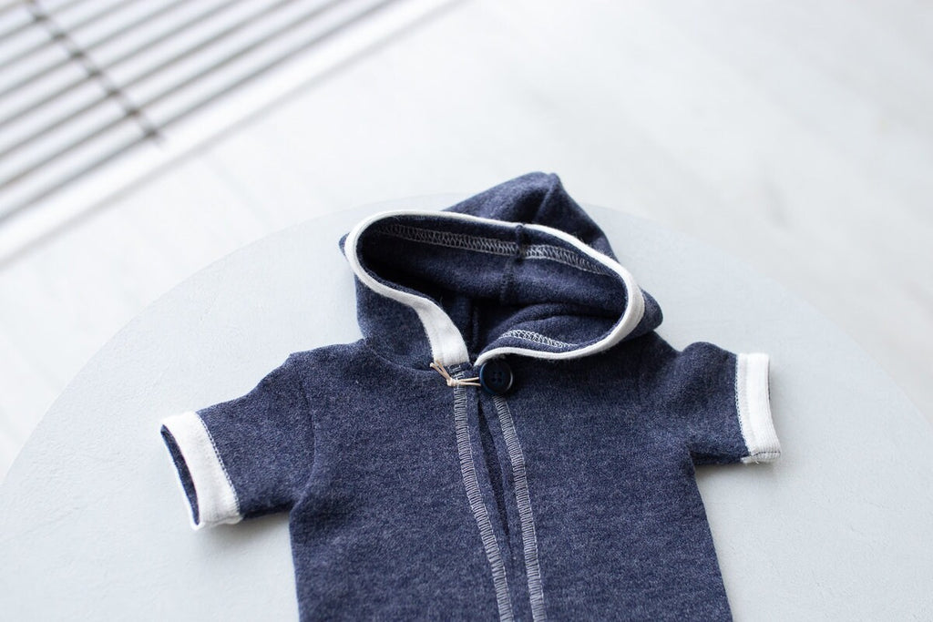 Newborn boy photo outfit,Newborn Outfit Photo Props,Romper with hood,Newborn Photography props,Newborn Photo Props,Newborn Outfit Boy, RTS!
