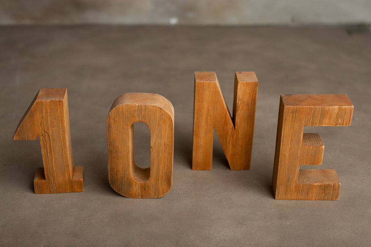 Wooden ONE Sign for First Birthday Decor,ONE Photo Prop,Sitter Girl Outfit,1st birthday photo prop,first birthday photo props