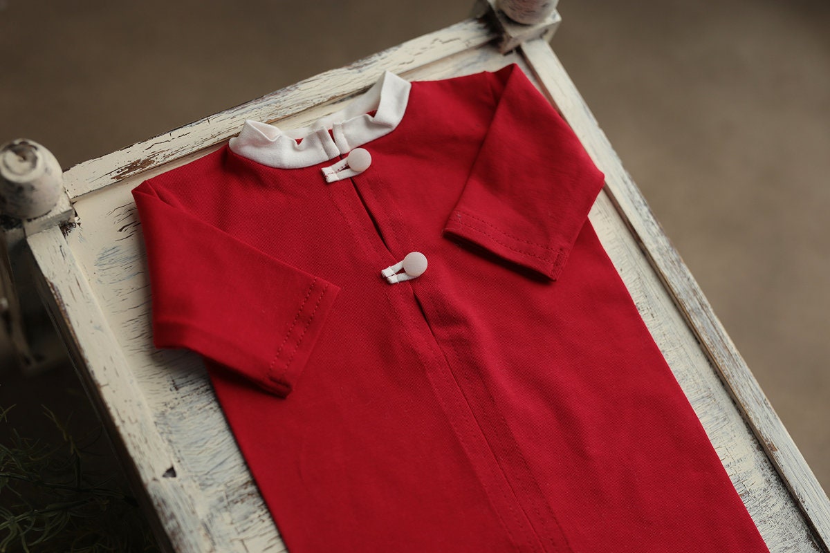 Newborn Christmas Outfit,Newborn Santa Outfit,Newborn Santa Claus,Newborn Outfit,Newborn Props Set,Newborn Photography Props,Newborn Romper