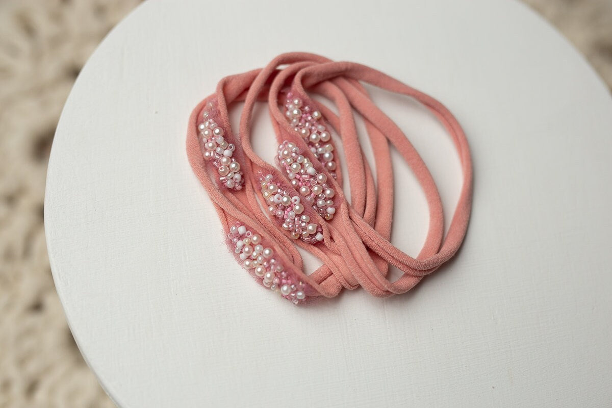 Newborn Headband Girl,Newborn Headband for Photography,Newborn Tieback, Newborn girl headband,Newborn photography props,Newborn photo props