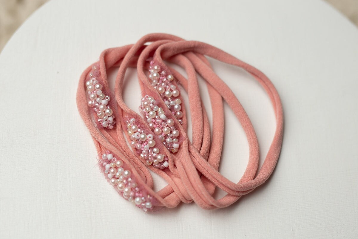 Newborn Headband Girl,Newborn Headband for Photography,Newborn Tieback, Newborn girl headband,Newborn photography props,Newborn photo props