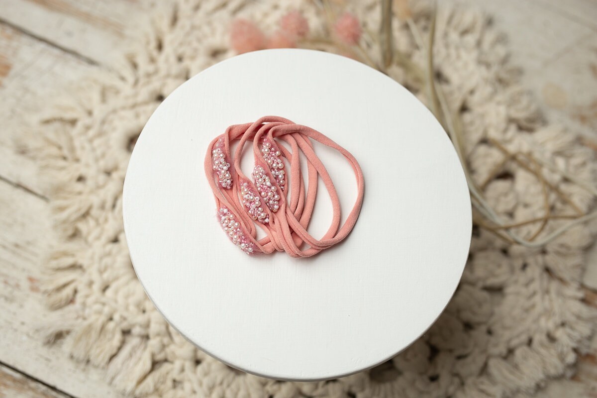 Newborn Headband Girl,Newborn Headband for Photography,Newborn Tieback, Newborn girl headband,Newborn photography props,Newborn photo props