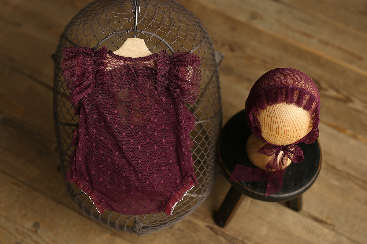 Newborn photo outfit girl,Newborn Girl Bonnet,Newborn girl romper,Newborn photography prop,Newborn photo prop set,Newborn prop