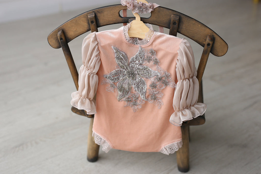 Newborn Headband Girl, Sitter vintage Outfit, Sitter Romper,Sitter Photography Props,Smash cake outfit, Sitter Outfit Girl,1st birthday outfit