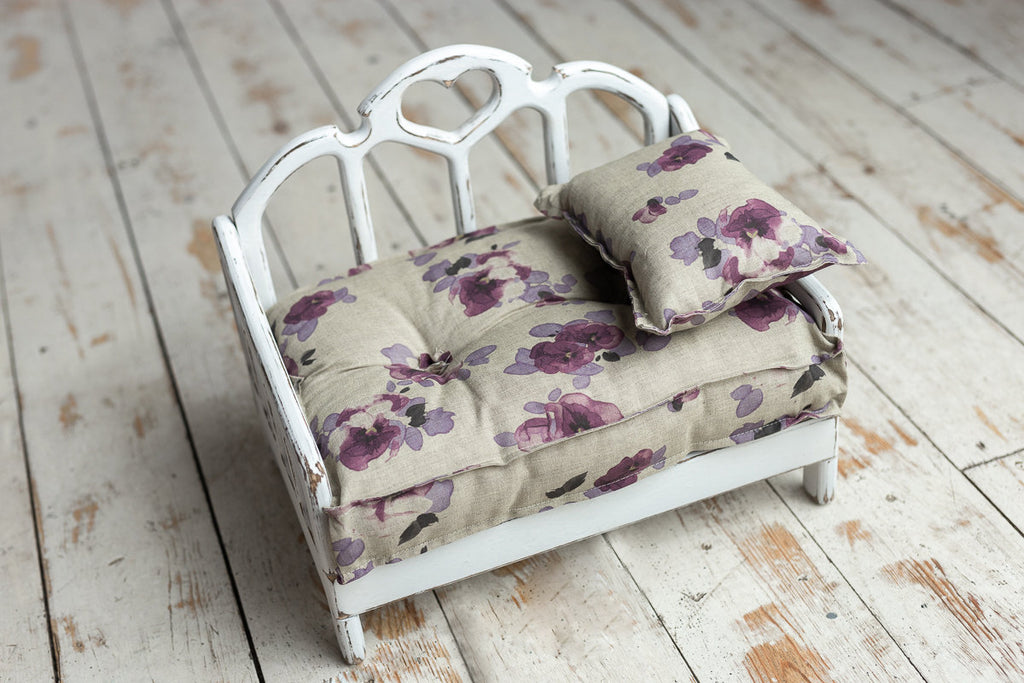 Newborn Wooden Bed,Real Wood Newborn Bed Prop,Newborn Photography Props,Newborn Photo Prop,Nursery Decor,Doll Bed,Rustic Wooden Bed