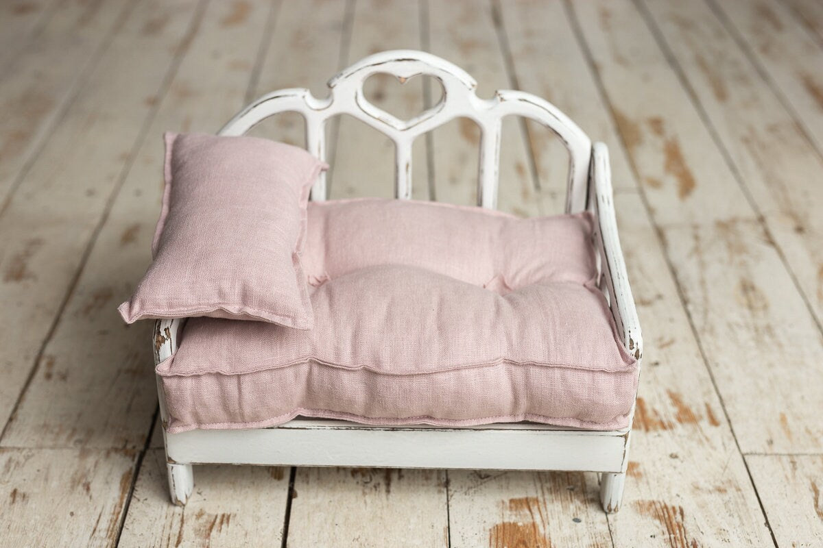 Newborn Wooden Bed,Real Wood Newborn Bed Prop,Newborn Photography Props,Newborn Photo Prop,Nursery Decor,Doll Bed,Rustic Wooden Bed