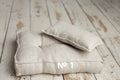 Newborn linen Posing Bed and Pillow, Newborn Floor Poser Pillow, Newborn Bedding Prop, Newborn Photography Props Bed, Newborn Posing Pillow