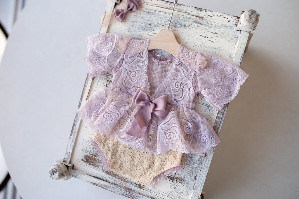 Photo outfit Baby Girl lace romper, Newborn Girl Outfit, Newborn Lace Romper, Newborn Outfit, Newborn Photography Props, Newborn Photo Props