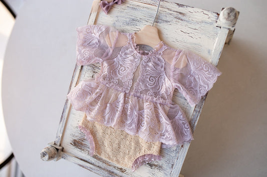 Photo outfit Baby Girl lace romper, Newborn Girl Outfit, Newborn Lace Romper, Newborn Outfit, Newborn Photography Props, Newborn Photo Props