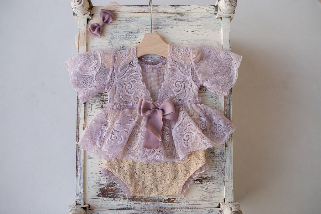Photo outfit Baby Girl lace romper, Newborn Girl Outfit, Newborn Lace Romper, Newborn Outfit, Newborn Photography Props, Newborn Photo Props