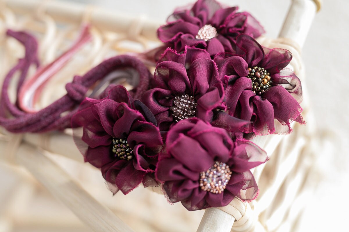 Newborn Headband Girl,Newborn Headband for Photography,Newborn Tieback, Newborn girl headband,Newborn photography props,Newborn photo props