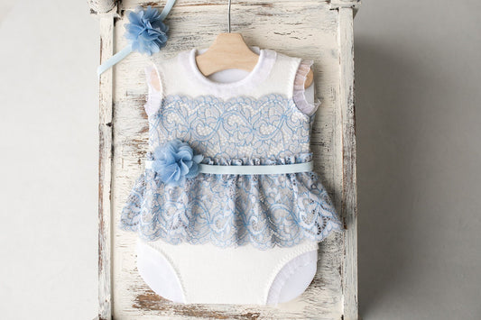 Outfit romper newborn girl & headband,Newborn Girl Outfit,Newborn Photography Props,Newborn baby gift,Pregnancy gift,Newborn Photo Prop