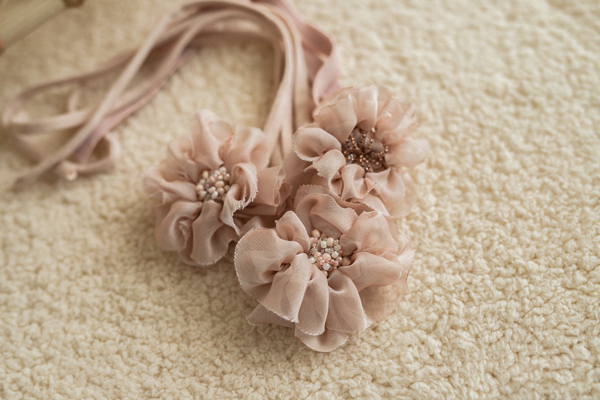 Newborn Headband Girl,Newborn Headband for Photography,Newborn Tieback, Newborn girl headband,Newborn photography props,Newborn photo props