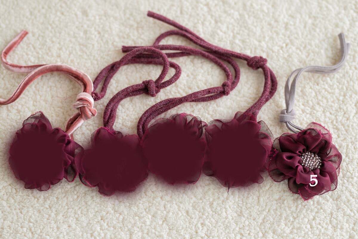 Newborn Headband Girl,Newborn Headband for Photography,Newborn Tieback, Newborn girl headband,Newborn photography props,Newborn photo props