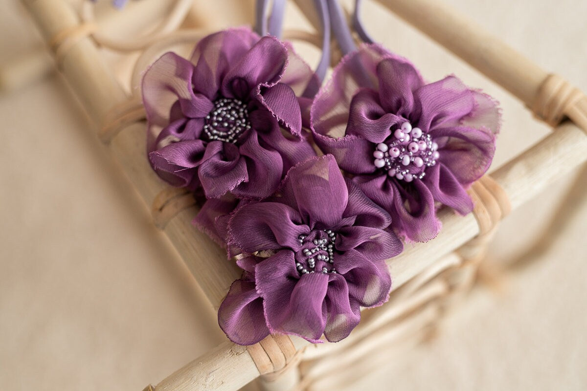 Newborn Headband Girl,Newborn Headband for Photography,Newborn Tieback, Newborn girl headband,Newborn photography props,Newborn photo props