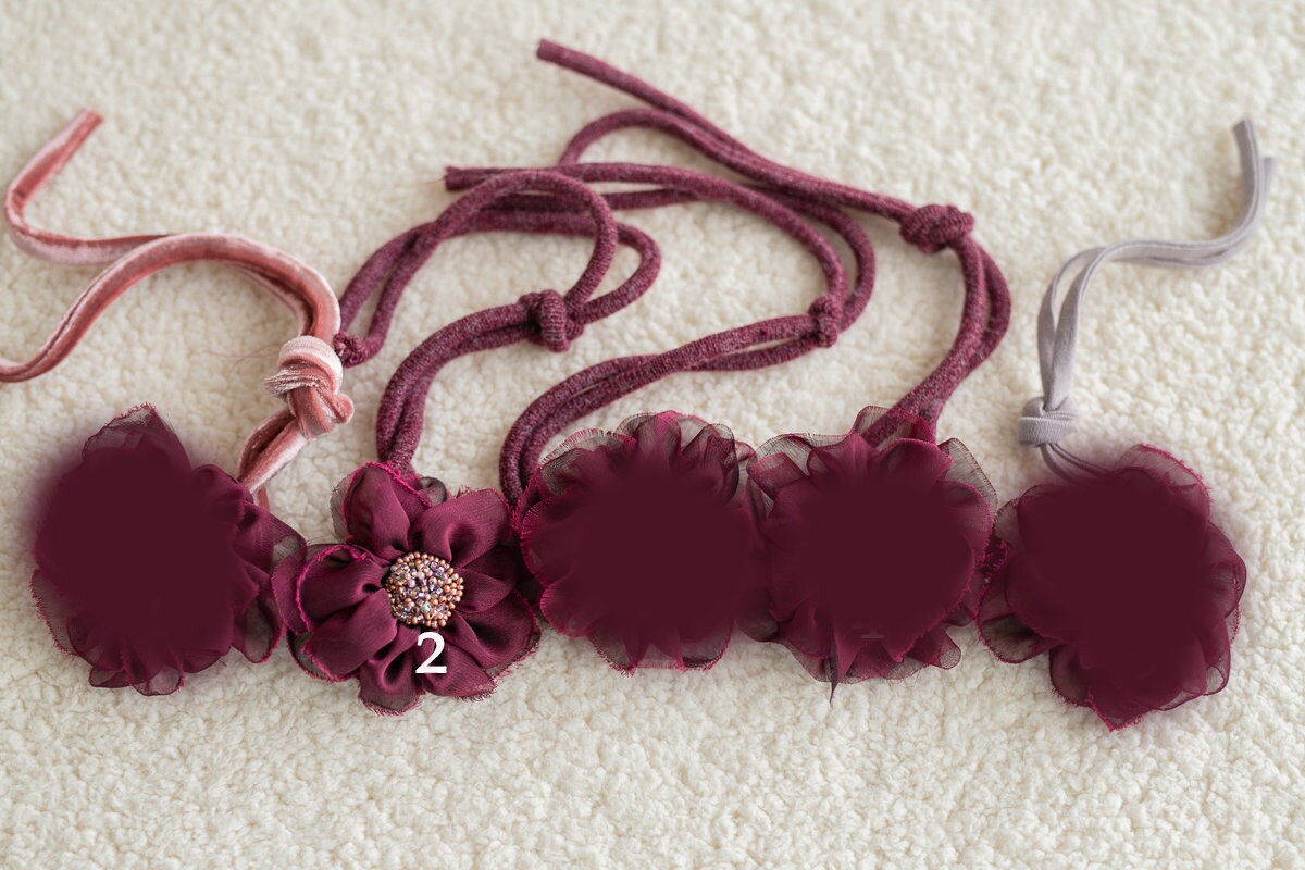 Newborn Headband Girl,Newborn Headband for Photography,Newborn Tieback, Newborn girl headband,Newborn photography props,Newborn photo props