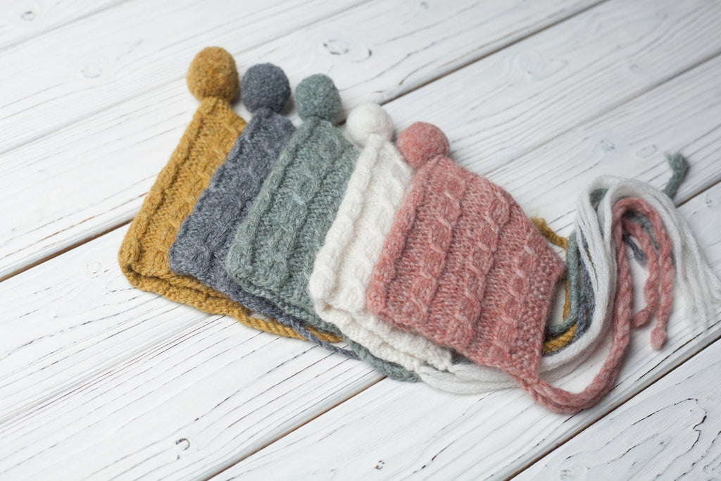 Newborn Knit Sleep Hat,Newborn Knitted Outfit,Newborn Knit bonnet,Newborn outfit,Newborn cap,Newborn photography,Newborn Knitted Sleeper Hat