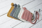 Newborn Knit Sleep Hat,Newborn Knitted Outfit,Newborn Knit bonnet,Newborn outfit,Newborn cap,Newborn photography,Newborn Knitted Sleeper Hat