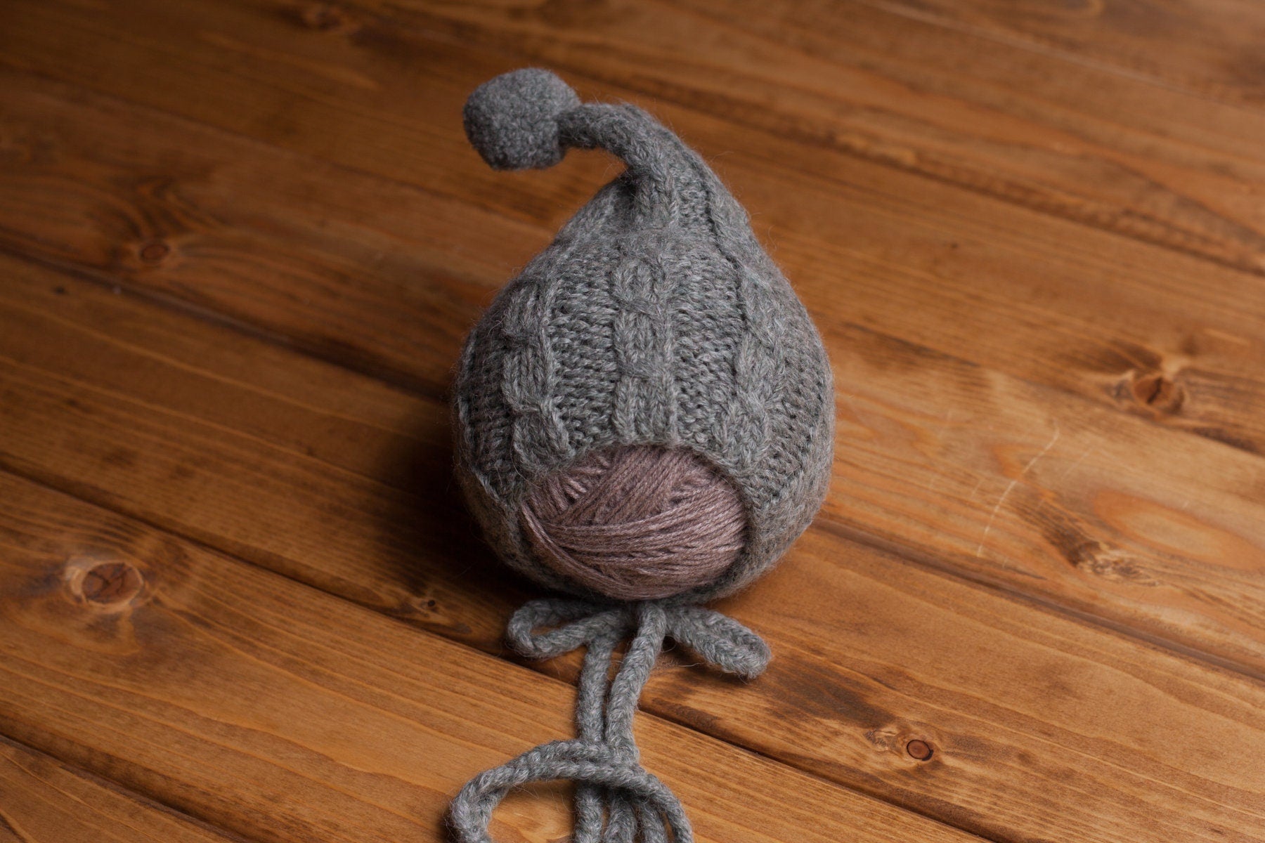 Newborn Knit Sleep Hat,Newborn Knitted Outfit,Newborn Knit bonnet,Newborn outfit,Newborn cap,Newborn photography,Newborn Knitted Sleeper Hat