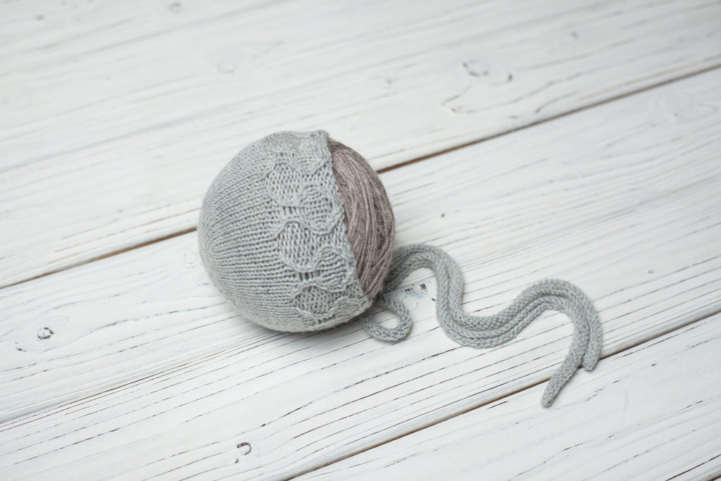 Newborn Knit Sleep Hat,Newborn Knitted Outfit,Newborn Knit bonnet,Newborn outfit,Newborn cap,Newborn photography,Newborn Knitted Sleeper Hat