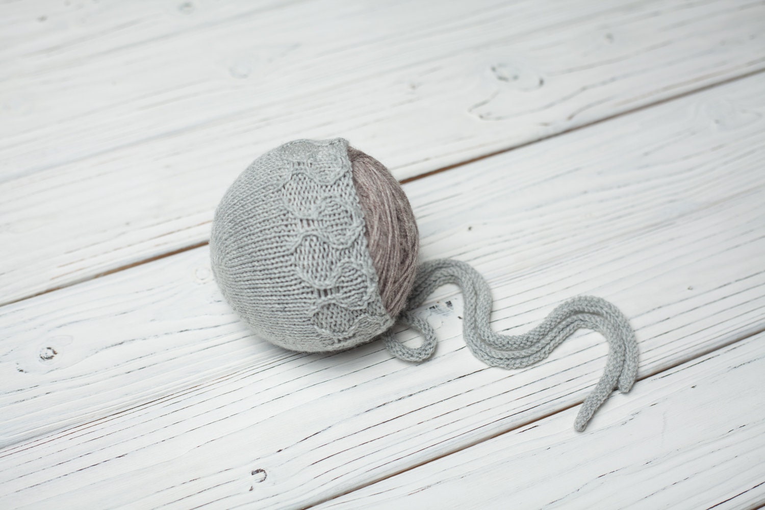 Newborn Knit Sleep Hat,Newborn Knitted Outfit,Newborn Knit bonnet,Newborn outfit,Newborn cap,Newborn photography,Newborn Knitted Sleeper Hat