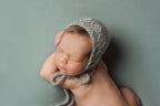 Newborn Knit Sleep Hat,Newborn Knitted Outfit,Newborn Knit bonnet,Newborn outfit,Newborn cap,Newborn photography,Newborn Knitted Sleeper Hat