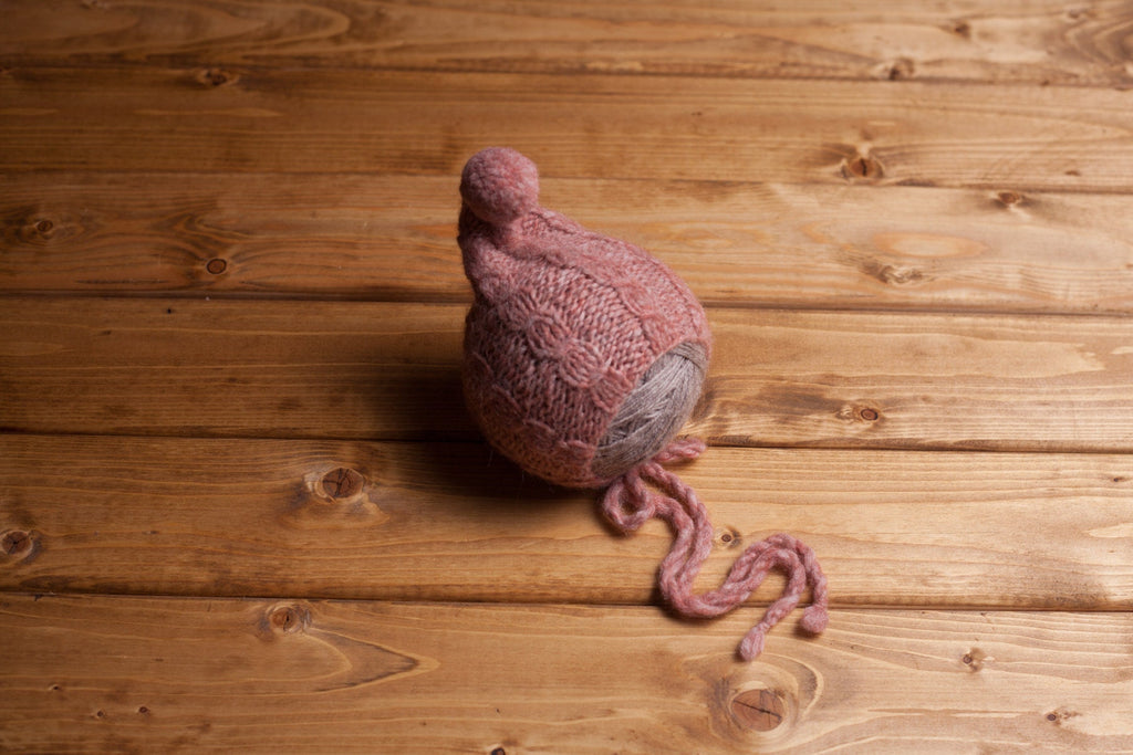 Newborn Knit Sleep Hat,Newborn Knitted Outfit,Newborn Knit bonnet,Newborn outfit,Newborn cap,Newborn photography,Newborn Knitted Sleeper Hat