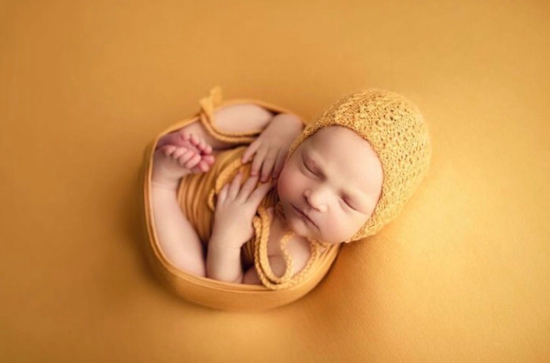 Newborn Knit Sleep Hat,Newborn Knitted Outfit,Newborn Knit bonnet,Newborn outfit,Newborn cap,Newborn photography,Newborn Knitted Sleeper Hat