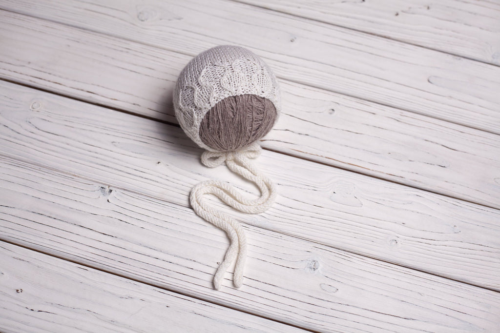 Newborn Knit Sleep Hat,Newborn Knitted Outfit,Newborn Knit bonnet,Newborn outfit,Newborn cap,Newborn photography,Newborn Knitted Sleeper Hat