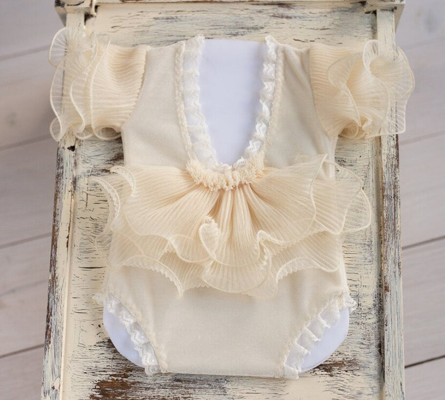 Photo outfit Baby Girl lace romper set,Newborn Romper and headband,Newborn Outfit,Newborn,Newborn Photography Props,Newborn Photo Prop,RTS!