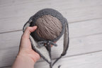 Newborn Knit Sleep Hat,Newborn Knitted Outfit,Newborn Knit bonnet,Newborn outfit,Newborn cap,Newborn photography,Newborn Knitted Sleeper Hat