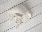 Newborn Knit Sleep Hat,Newborn Knitted Outfit,Newborn Knit bonnet,Newborn outfit,Newborn cap,Newborn photography,Newborn Knitted Sleeper Hat