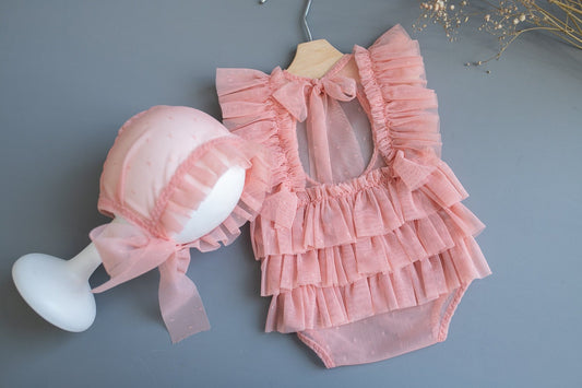 Newborn girl photo outfit lace romper,Newborn girl lace bonnet,Newborn photography prop,Newborn photo prop set,Newborn prop,Pregnancy gift