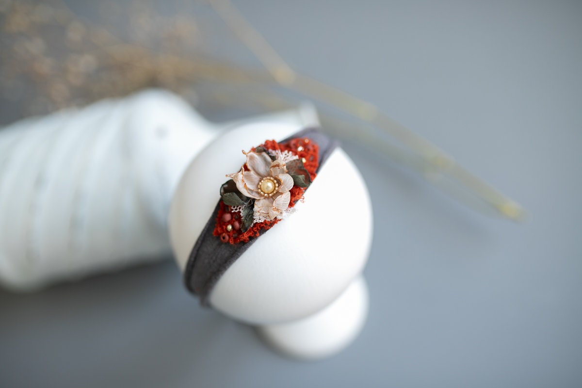 Newborn Headband Girl,Newborn Headband for Photography,Newborn Tieback, Newborn girl headband,Newborn photography props,Newborn photo props