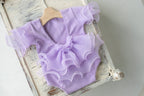 Newborn girl romper with elegant lace trim & headband,Newborn Romper,Newborn photography prop,Newborn photo outfit girl,Pregnancy gift