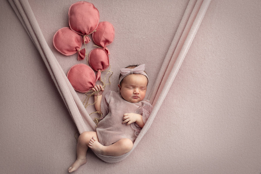 Newborn linen balloons Toys, Newborn Photography Props Set,Newborn Balloon Decor, Newborn Cloud Props,Small Linen Balloons Props, RTS!