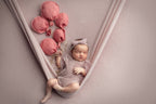 Newborn linen balloons Toys, Newborn Photography Props Set,Newborn Balloon Decor, Newborn Cloud Props,Small Linen Balloons Props, RTS!
