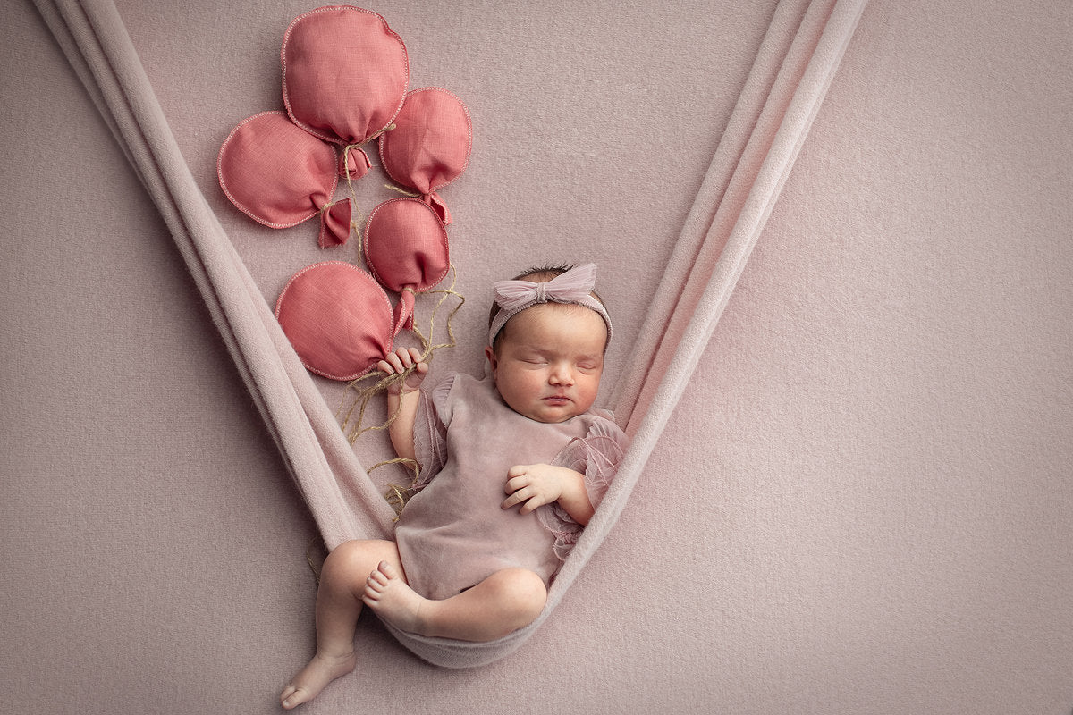 Newborn linen balloons Toys, Newborn Photography Props Set,Newborn Balloon Decor, Newborn Cloud Props,Small Linen Balloons Props, RTS!