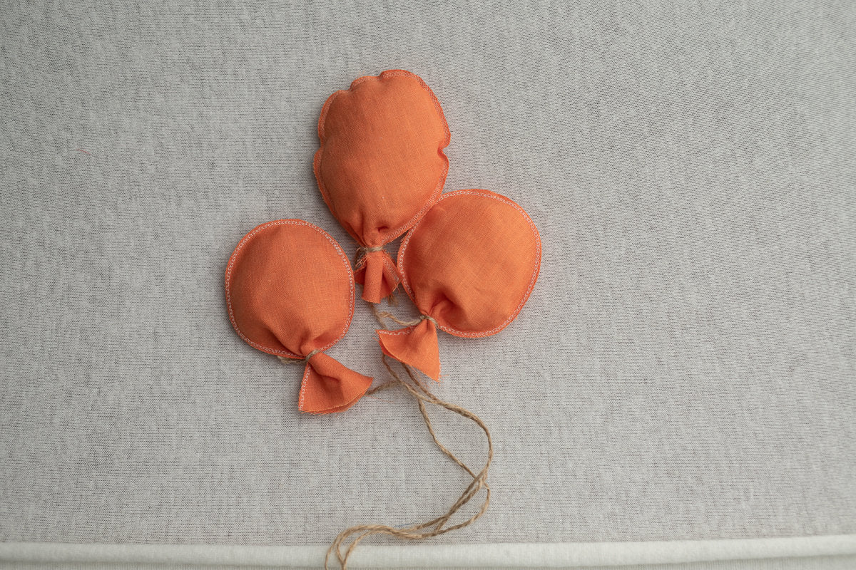 Newborn linen balloons Toys, Newborn Photography Props Set,Newborn Balloon Decor, Newborn Cloud Props,Small Linen Balloons Props, RTS!