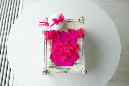 RTS! Newborn girl romper with elegant lace trim, Newborn Girl Romper,Newborn Outfit,Newborn Photography,Pregnancy gift,Newborn girl gift