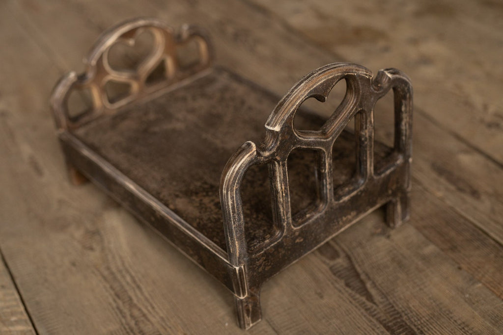 Newborn Wooden Bed,Real Wood Newborn crib Prop,Newborn Photography Props,Newborn Photo Prop,Nursery Decor,Doll Bed,Rustic Wooden Bed