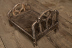 Newborn Wooden Bed,Real Wood Newborn crib Prop,Newborn Photography Props,Newborn Photo Prop,Nursery Decor,Doll Bed,Rustic Wooden Bed