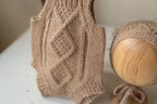 Knitted romper and bonnet,Newborn Photography Prop Set,Newborn photography outfit,Newborn girl photoshoot outfit,Pregnancy gift