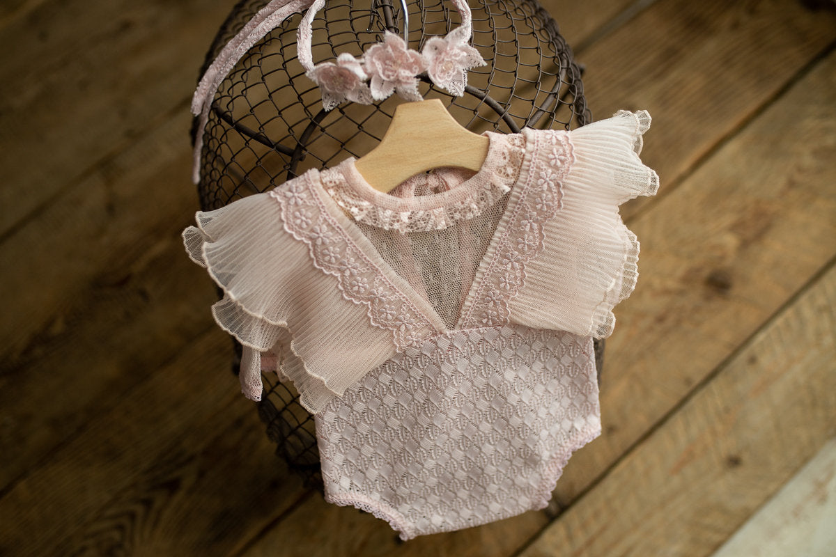 Newborn photo outfit girl,Newborn romper & Headband newborn girls,Newborn Outfit,Newborn Photography Props,Newborn Photo Prop,Pregnancy gift