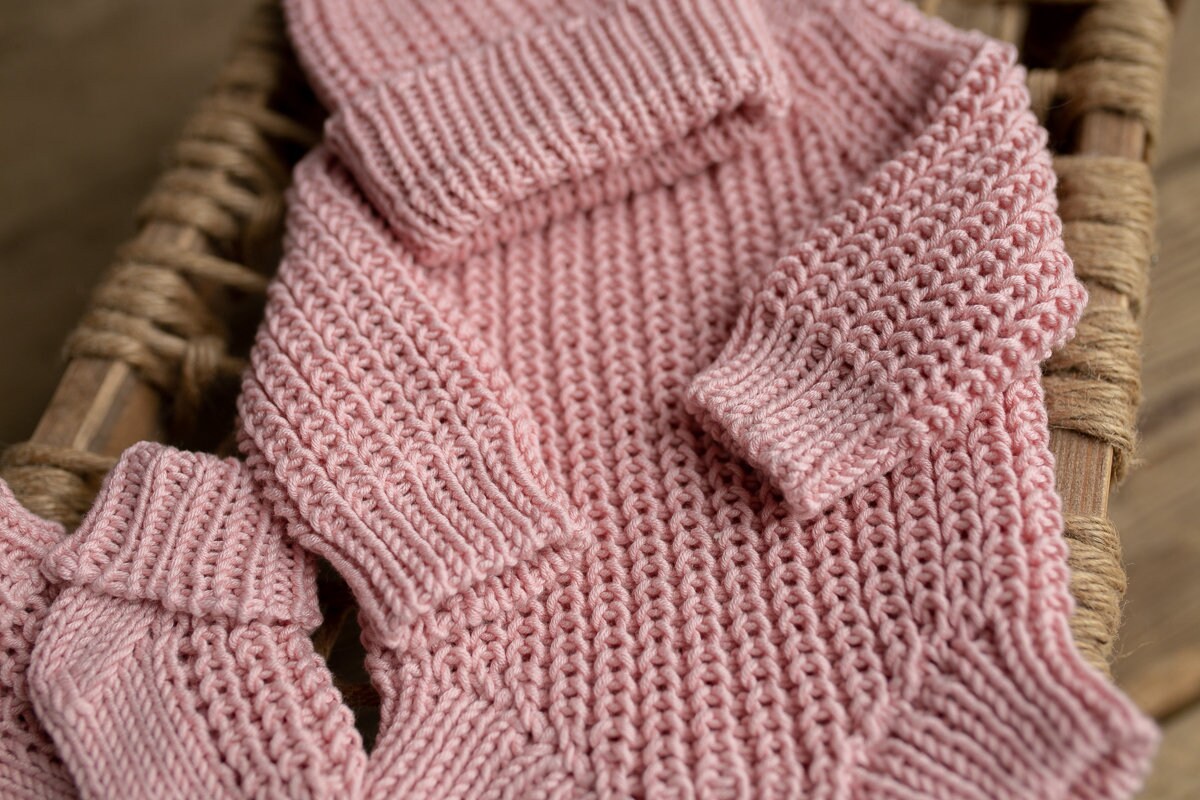Newborn Knit romper,Newborn Knited set,Newborn Hat,Newborn outfit,Newborn cap,Newborn photography,Pregnancy gift,Knitted newborn photo props