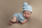 Newborn Knit romper,Newborn Knited set,Newborn Hat,Newborn outfit,Newborn cap,Newborn photography,Pregnancy gift,Knitted newborn photo props